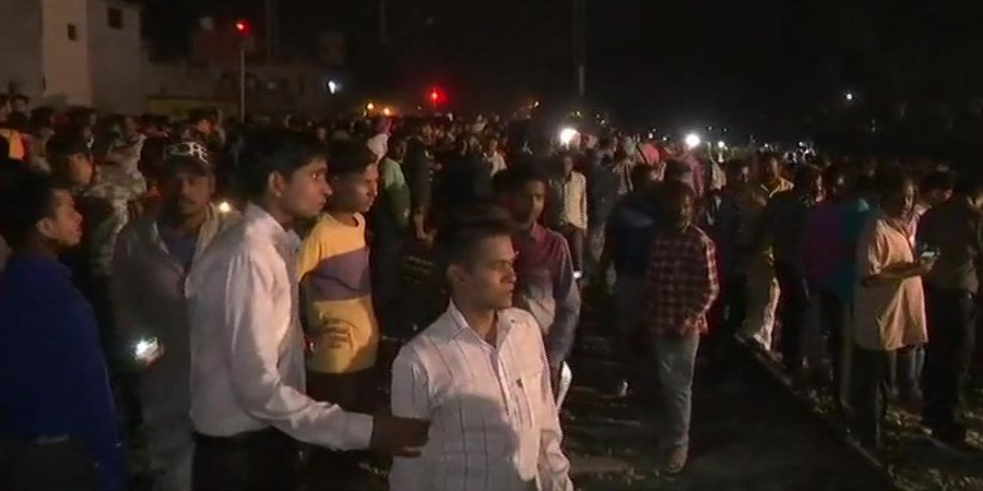Many Killed As Train Runs Over People Watching Ravan Burning In Amritsar
