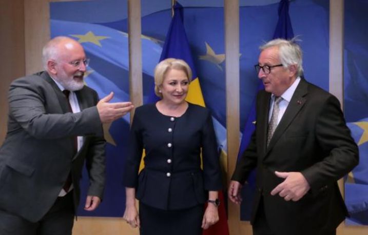 CE: Juncker a ncurajat-o pe Dăncilă să lucreze pentru revenirea la un discurs politic normal n Romnia