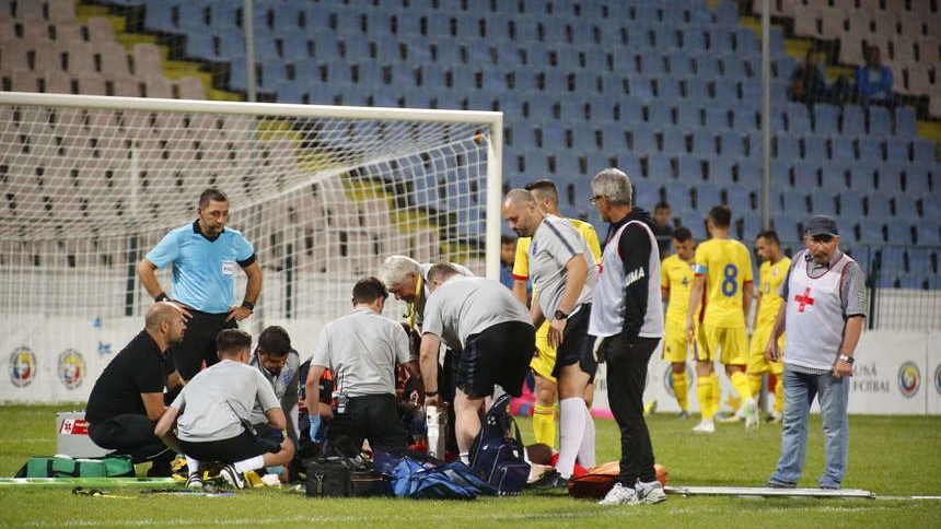Un fotbalist englez a ajuns la spital, în stare gravă, după un meci disputat la Buzău, în UEFA Region’s Cup