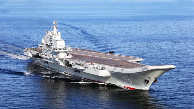Primul portavion construit de China a început testele pe mare