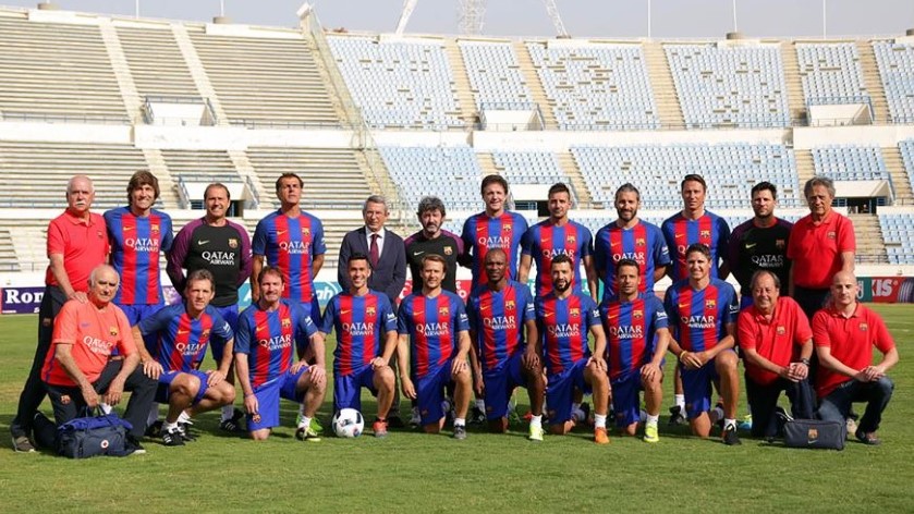 Gheorghe Popescu a jucat la Beirut în meciul dintre legendele celor de la Barcelona și de la Real