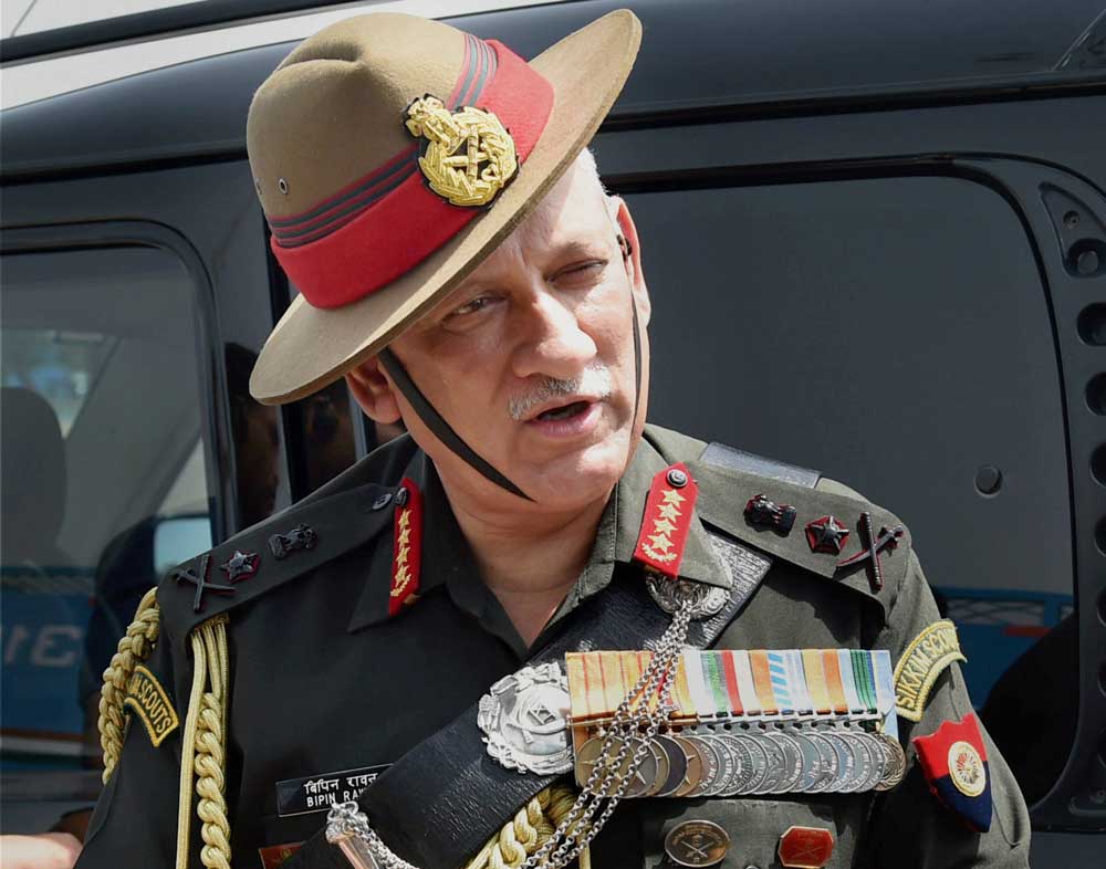 China powerful, India not weak either: Gen Rawat