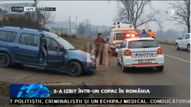 FOTO. Un moldovean implicat într-un accident din România