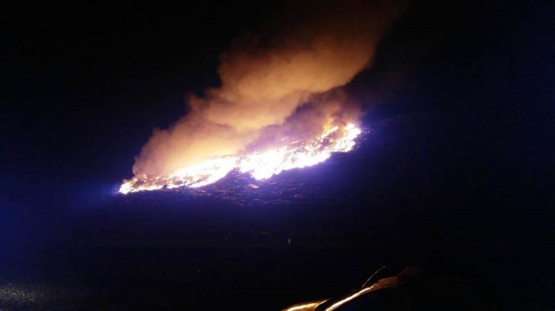 Incendiu puternic la groapa de gunoi a orașului Arad