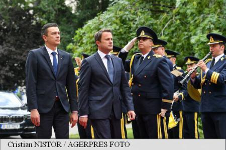 Prim-ministrul Marelui Ducat de Luxemburg, Xavier Bettel, primit la Palatul Victoria