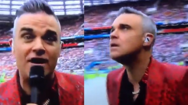 Robbie Williams, acuzat că ”și-a vândut sufletul dictatorului Putin” după concertul din deschiderea Cupei Mondiale