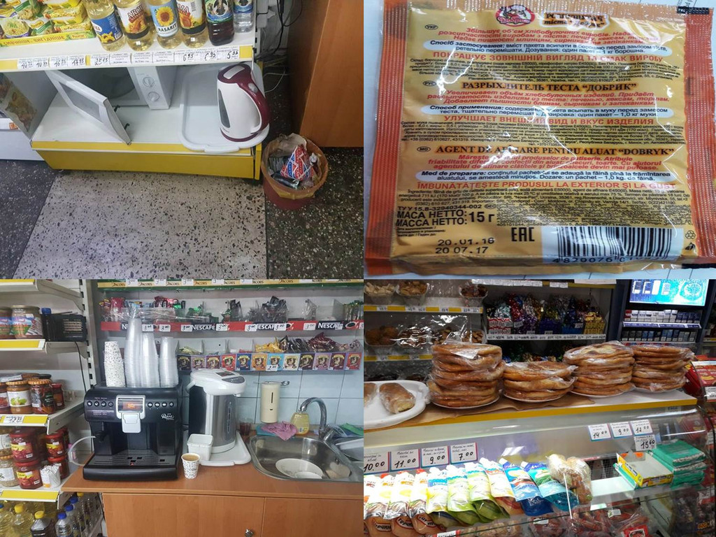 Angajați neoficial și produse cu termen expirat, depistate de polițiști într-un magazin alimentar
