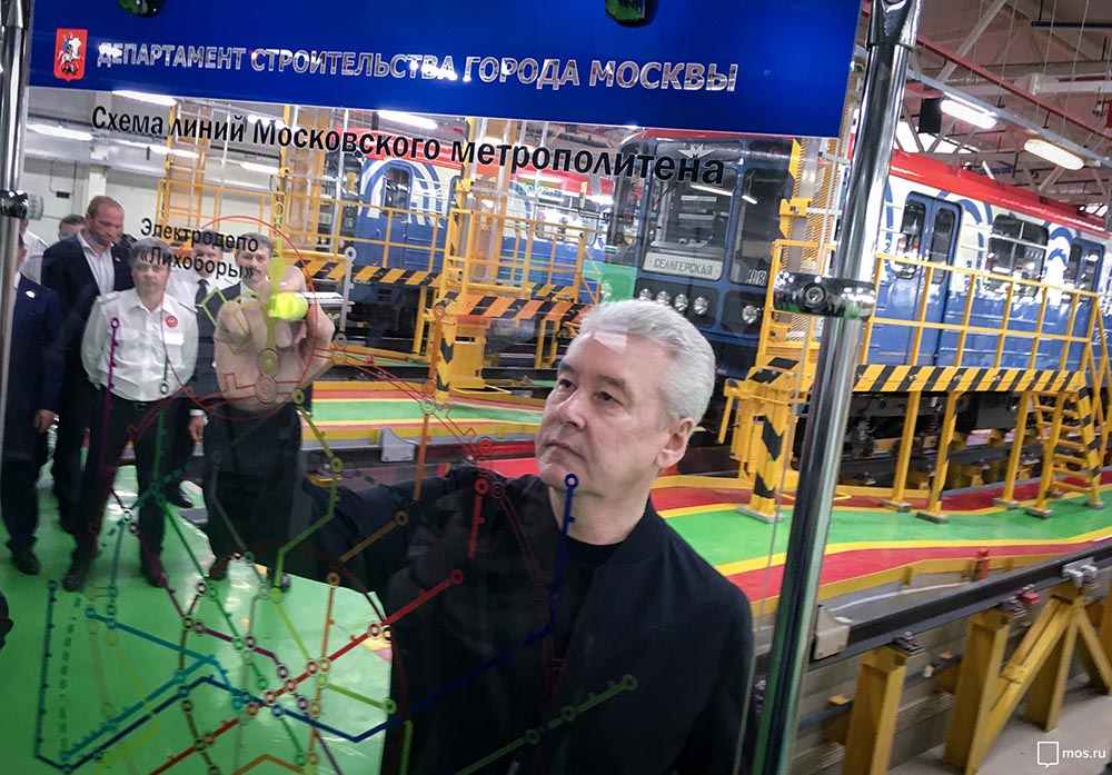 Собянин открыл новое электродепо "Лихоборы"