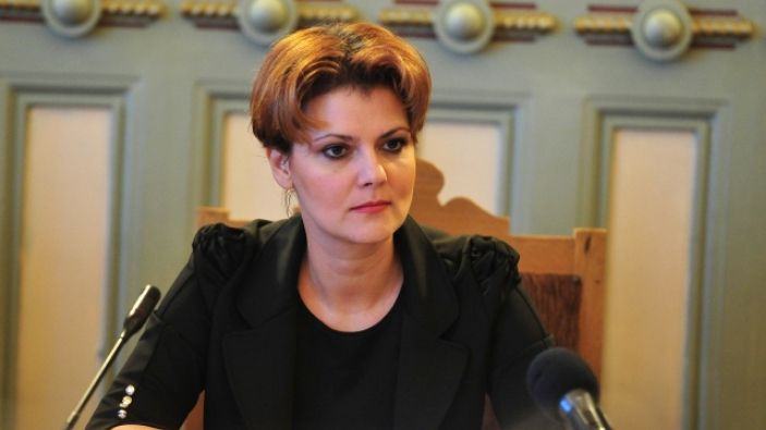 Olguța Vasilescu: "Statul va plăti câte 500 de euro lunar, angajatorilor care încadrează șomeri"