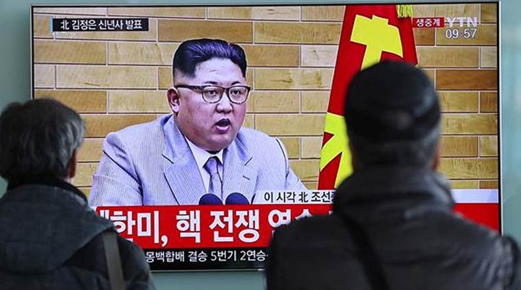 North Korean leader Kim Jong Un says nuclear launch button on his desk