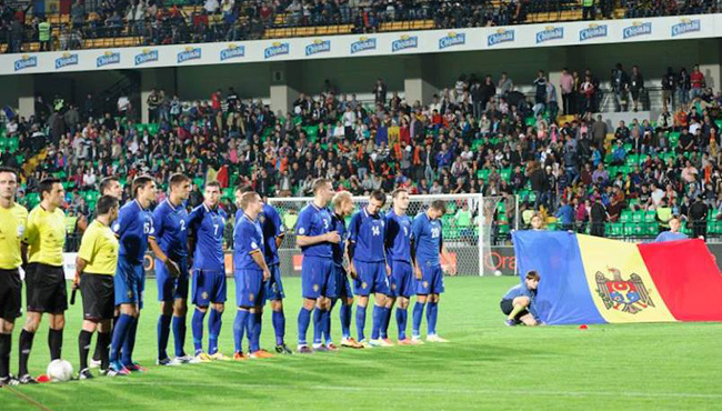 Echipament nou pentru naționala de fotbal a Moldovei